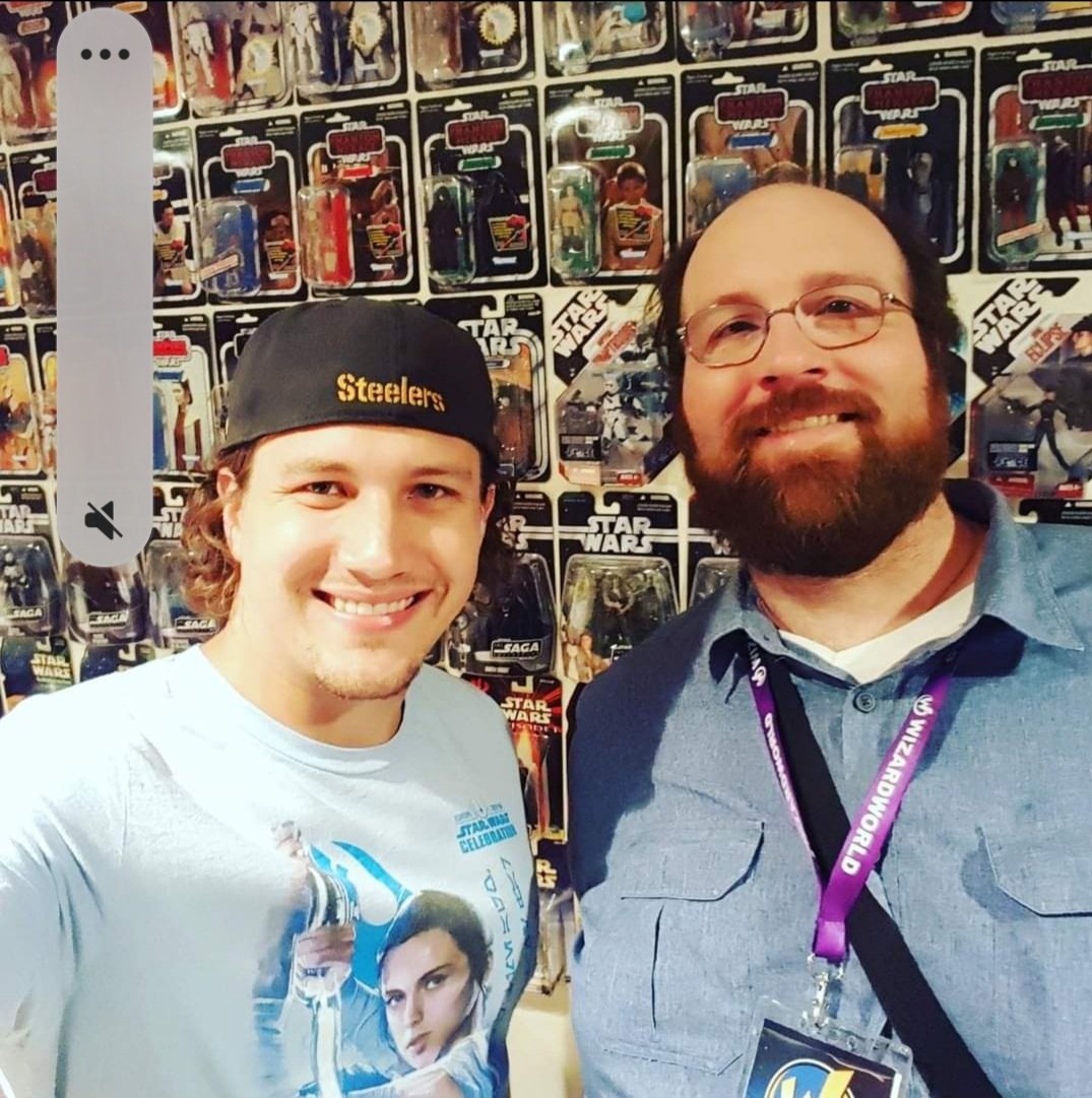 ThePfeiferCon's tweet photo. Our favorite thing about the collection is sharing it with people who will appreciate it. Special thanks to Star Wars author @authoradambray for coming out for a tour in 2016.

#starwars #pfeifercon #starwarscollection #starwarscollector #tour #starwarsfans #starwarsbooks #author https://t.co/F8SaTX6Zzg