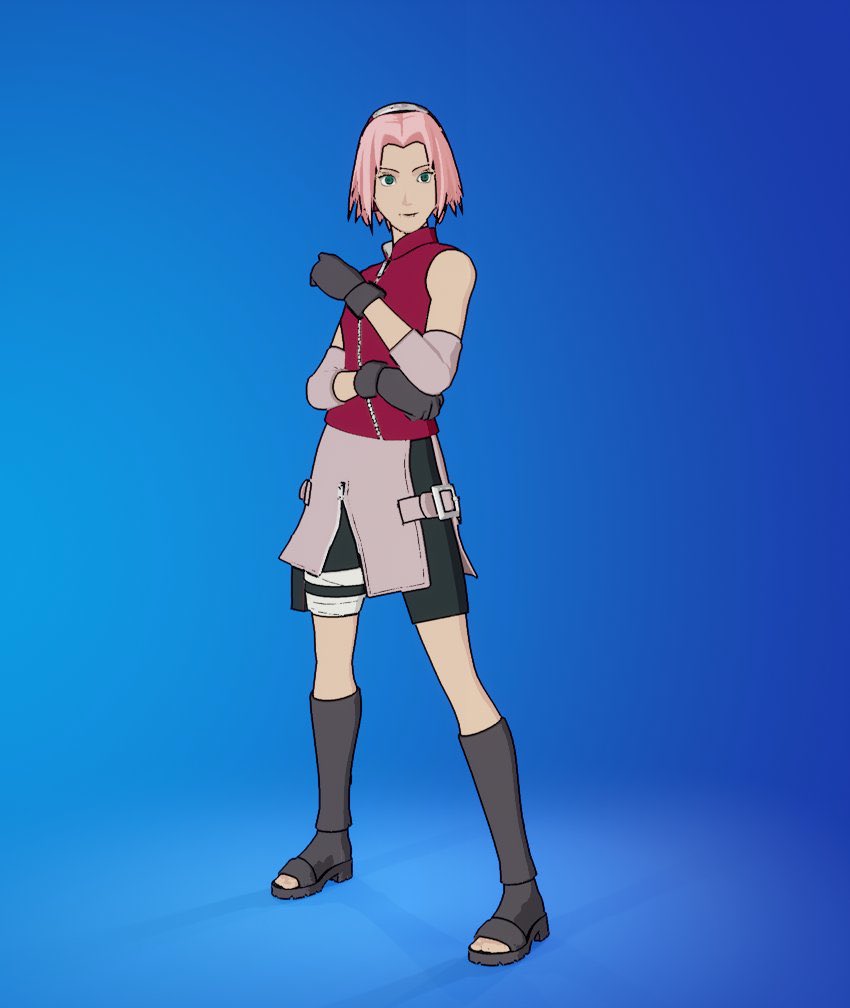 FaZeClan's tweet photo. Naruto, Kakashi, Sasuke, and Sakura have arrived in Fortnite https://t.co/xAFNqdKETb