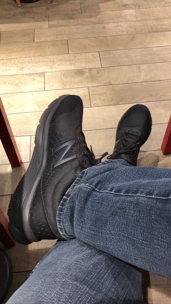 ServeMeLondon's tweet photo. My new size 13.5 New Balance Tribute. 
Now pay to kiss them. https://t.co/0sd9L0ZaKP