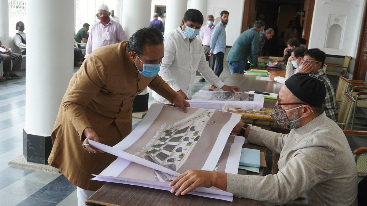 aimim_national's tweet photo. On the representation of Barrister @asadowaisi Renovation &amp; Reconstruction of Mahboob Chowk Market (Murgi Chowk) containing 193 shops will be carried out for an estimated cost of ₹36 crores

This project will boost local businesses and employment https://t.co/lADsodmLN6