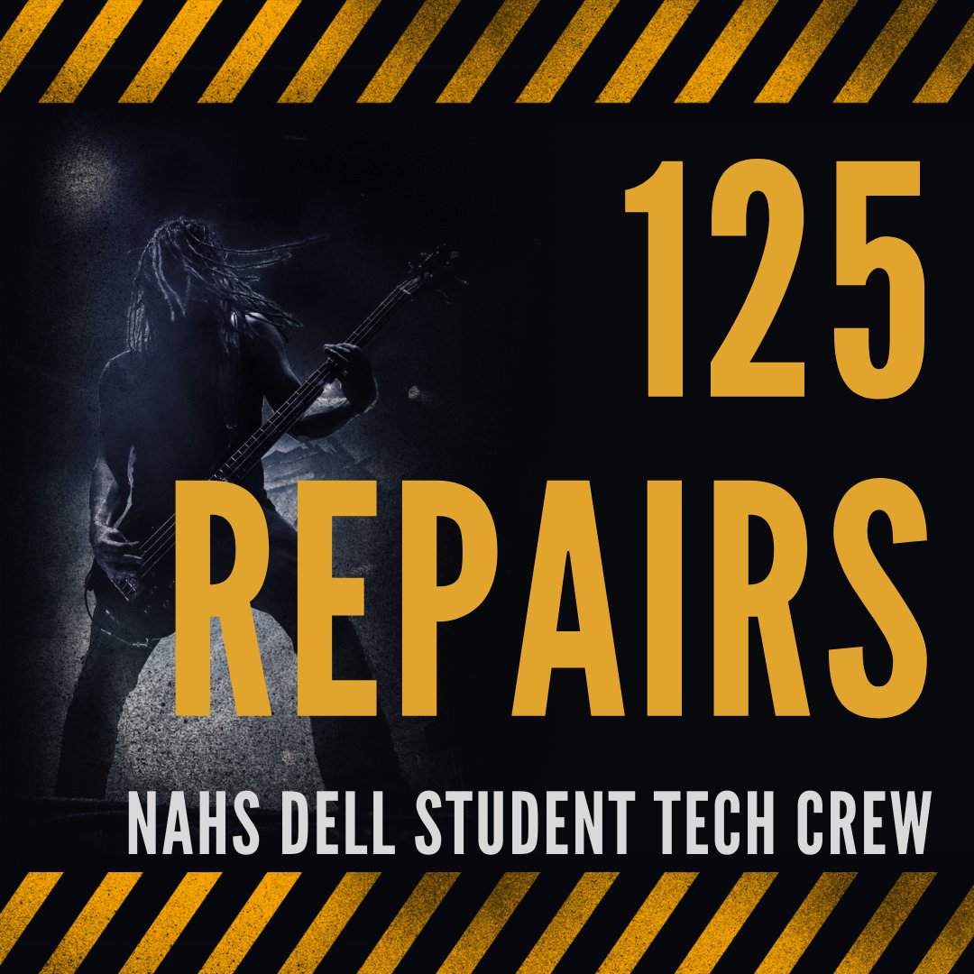 NorthAugustaHS's tweet photo. As of 11/15, our Tech Crew has completed over 125 laptop repairs for NAHS and other North Augusta schools. They are Repair Rock Stars! #dellstudenttechcrew #techcrew2021 https://t.co/UTKYH7dSwY