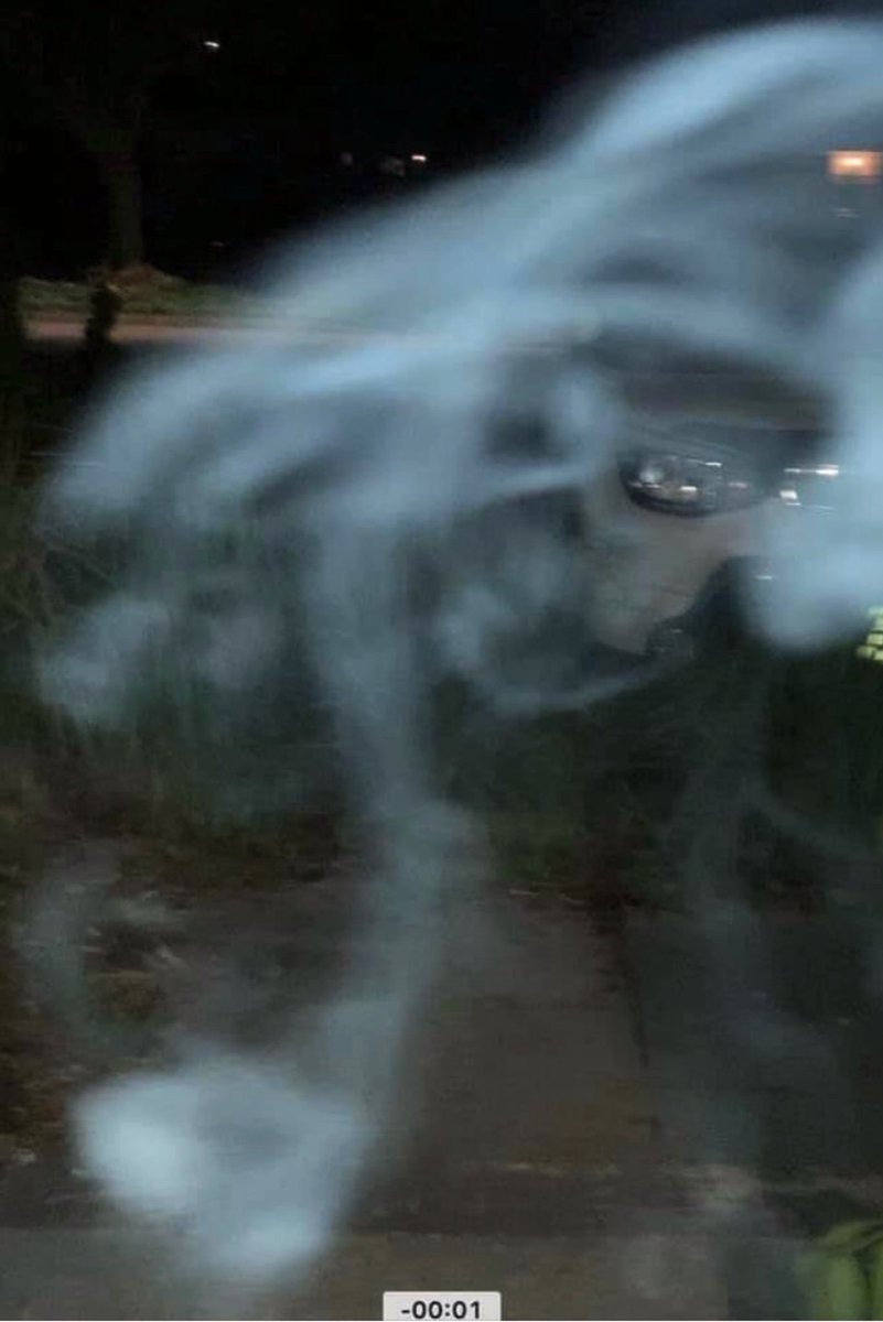 ThePAST05255051's tweet photo. I found this nice capture of ectoplasm caught by another Paranormal group https://t.co/7439eO29AM