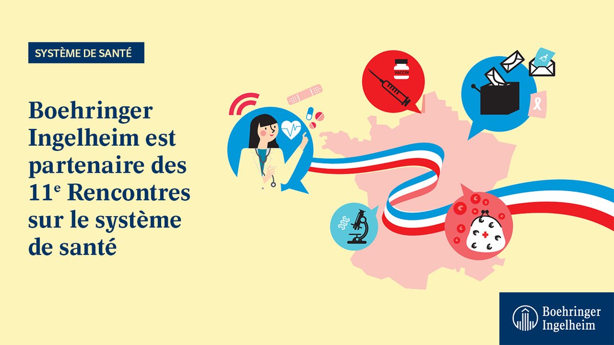 BoehringerFR's tweet photo. 🛎️J-1 avant les 11es Rencontres sur le #SystemeSante de @mm_conseil dont @BoehringerFR est partenaire.
🗓️17 novembre à la @Maison_Chimie 
🎙️Présidées par @stephanie_rist, députée du Loiret &amp; @agnesfirmin, députée de la Seine-Maritime.
➡️Pour s'inscrire : https://t.co/PBF1Oy8QHH https://t.co/eETFmMHcsZ