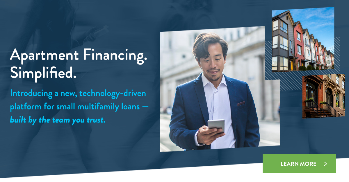 WalkerDunlop's tweet photo. Small Balance Loans. Big Opportunity.

Today marks the official launch of our dedicated digital lending platform that makes financing for multifamily properties easier than ever.

To learn more about the new platform, visit: https://t.co/1wjNijCaUH https://t.co/LzFn4GfiOf