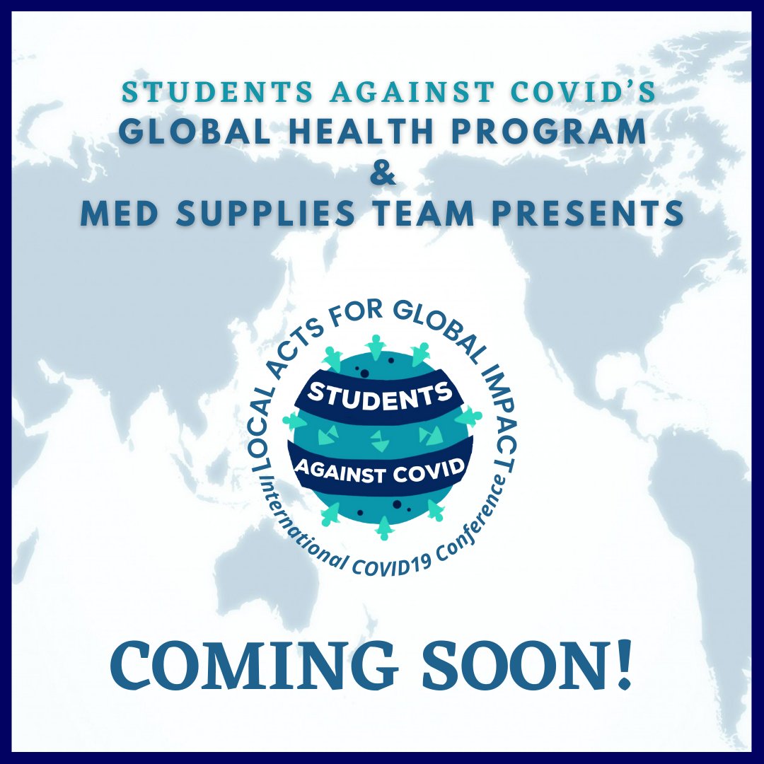 SACOV19's tweet photo. Introducing LAGI-LOCAL ACTS FOR GLOBAL IMPACT, International Covid-19 conference.
Stay tuned for more updates 💫
#sacglobalhealth #medsupplies #Lagi #sac #students_against_covid #globalhealth #publichealth #seedthechange #dhpsp #covidconference #internationalconference #bhfyp https://t.co/A4D5l0xHLh