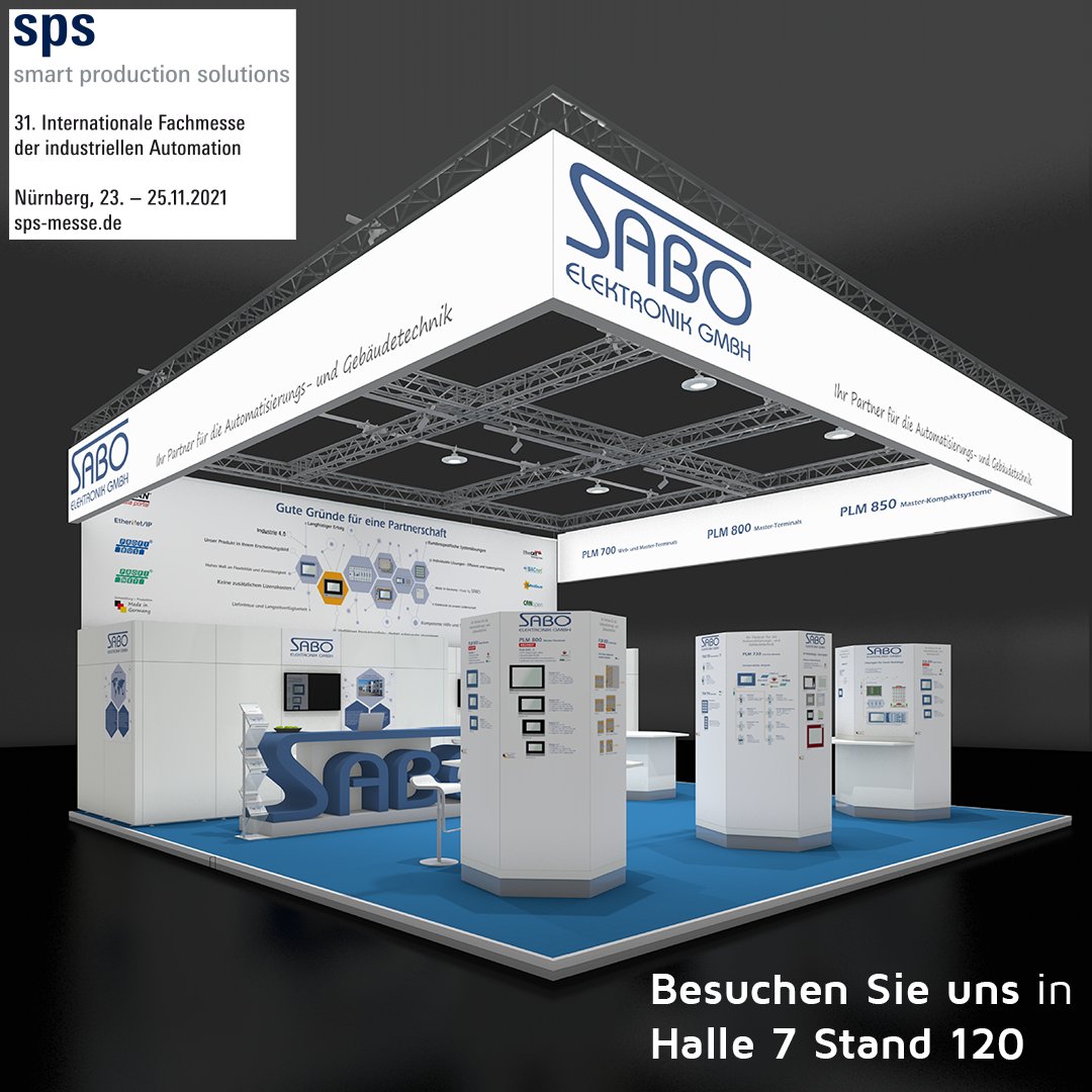 SPS-Messe in Nürnberg #sps_live
Besuchen Sie uns vom 23. bis 25.11.2021 in Halle 7 auf Stand 120 .
Wir freuen uns auf Ihren Besuch und den Dialog mit Ihnen.

#bringingautomationtolife #Messe #NürnbergMesse #spscommunity