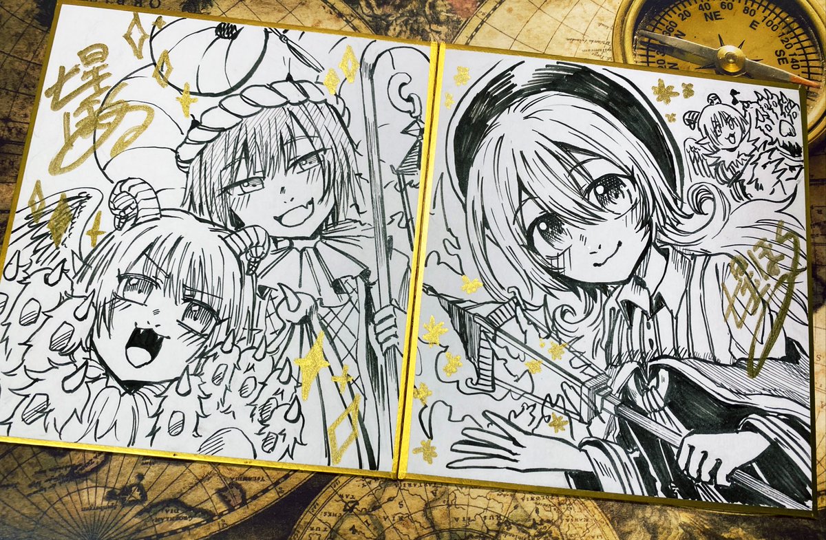 小さめの色紙も作っといた!かわよい 