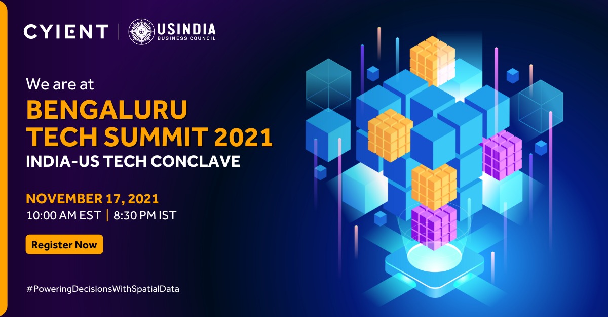 Cyient's tweet photo. (1/n)Save the date! Join us for an insightful discussion on how geospatial technologies helped transform the Indian IT landscape while lying at the intersection of data, imagery, and applications.

Register Now: https://t.co/MIXiTbcsCo https://t.co/FmK3np0Iil