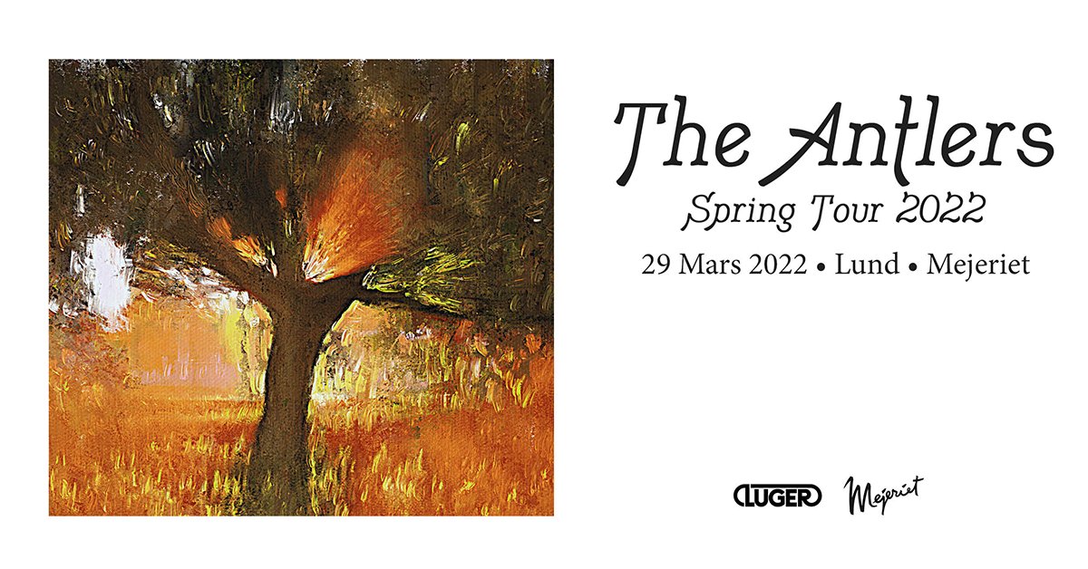 MejerietiLund's tweet photo. THE ANTLERS (us)
March 29th, 2022 - Mejeriet, Lund

Tickets: https://t.co/LjnnjyUlE8
On sale November 17th 10:00 https://t.co/R6ZujWvzcJ