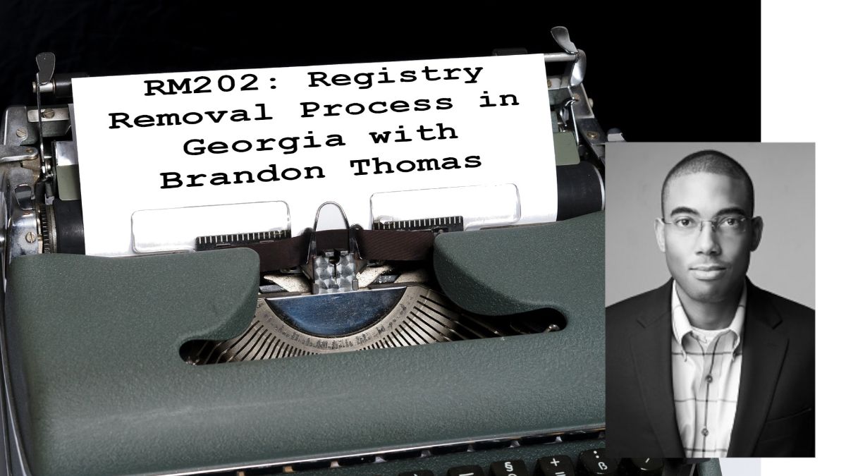 RegistryMatters's tweet photo. We are joined by Attorney Brandon Thomas from Georgia to discuss the removal process there. We also have a few questions from listeners and of course, name that speaker.
https://t.co/Z2BaosRZVU https://t.co/5G78Ofpcx0