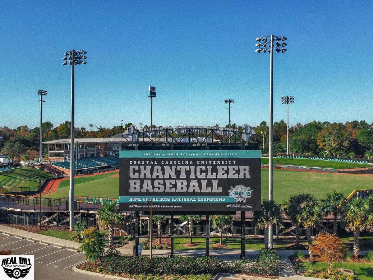 theUgroundscrew's tweet photo. Stopped by @CoastalFootball and @CoastalBaseball got a couple shots yesterday morning. https://t.co/c8ngSTGm9u