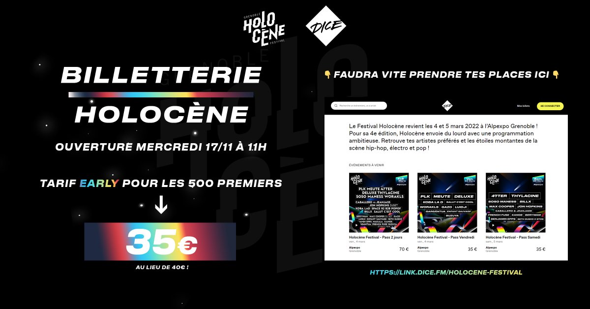 Holocène Festival | Grenoble tweet media