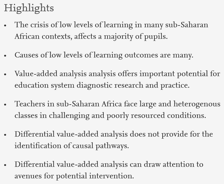 REALCentre Cambridge (@real_centre) on Twitter photo NEW PAPER:
Diagnosing the #LearningCrisis: What can value-added analysis contribute?
<a href="/MosesOketch/">Moses Oketch</a> <a href="/caine_rolleston/">Caine Rolleston</a> <a href="/jrossiter0/">Jack Rossiter</a> <a href="/riseprogramme/">Research on Improving Systems of Education (RISE)</a> #learning
sciencedirect.com/science/articl… NEW PAPER:
Diagnosing the #LearningCrisis: What can value-added analysis contribute?
<a href="/MosesOketch/">Moses Oketch</a> <a href="/caine_rolleston/">Caine Rolleston</a> <a href="/jrossiter0/">Jack Rossiter</a> <a href="/riseprogramme/">Research on Improving Systems of Education (RISE)</a> #learning
sciencedirect.com/science/articl…
