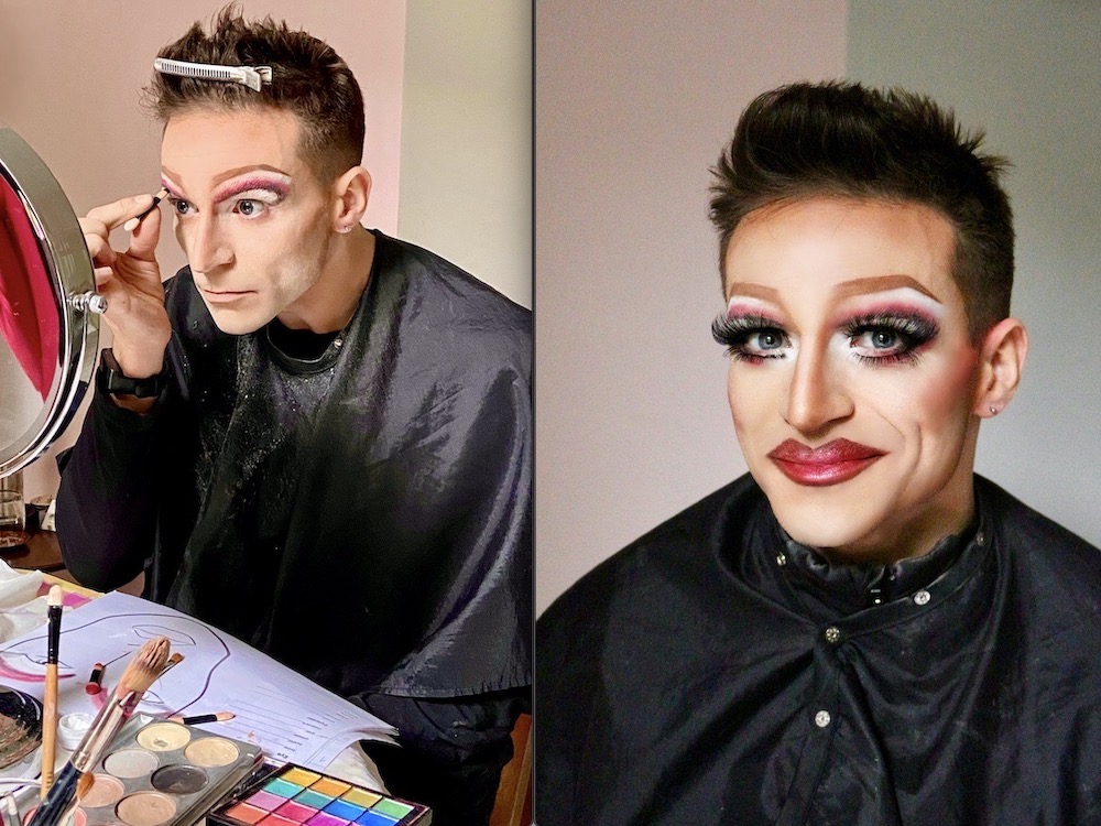 DragDreams's tweet photo. GO ON GURL!! 👏😘. Our talented client @lucasrush was with us last week for a Drag Makeup Lesson at our studio. What a great result he delivered❤️ Learn more: https://t.co/CWQhJIkL0y #drag #dragqueen #dragtutorial #dragmakeuptutorial #draglesson #draglesson #dragmakeuplessons https://t.co/V4EqJ7Sjgl