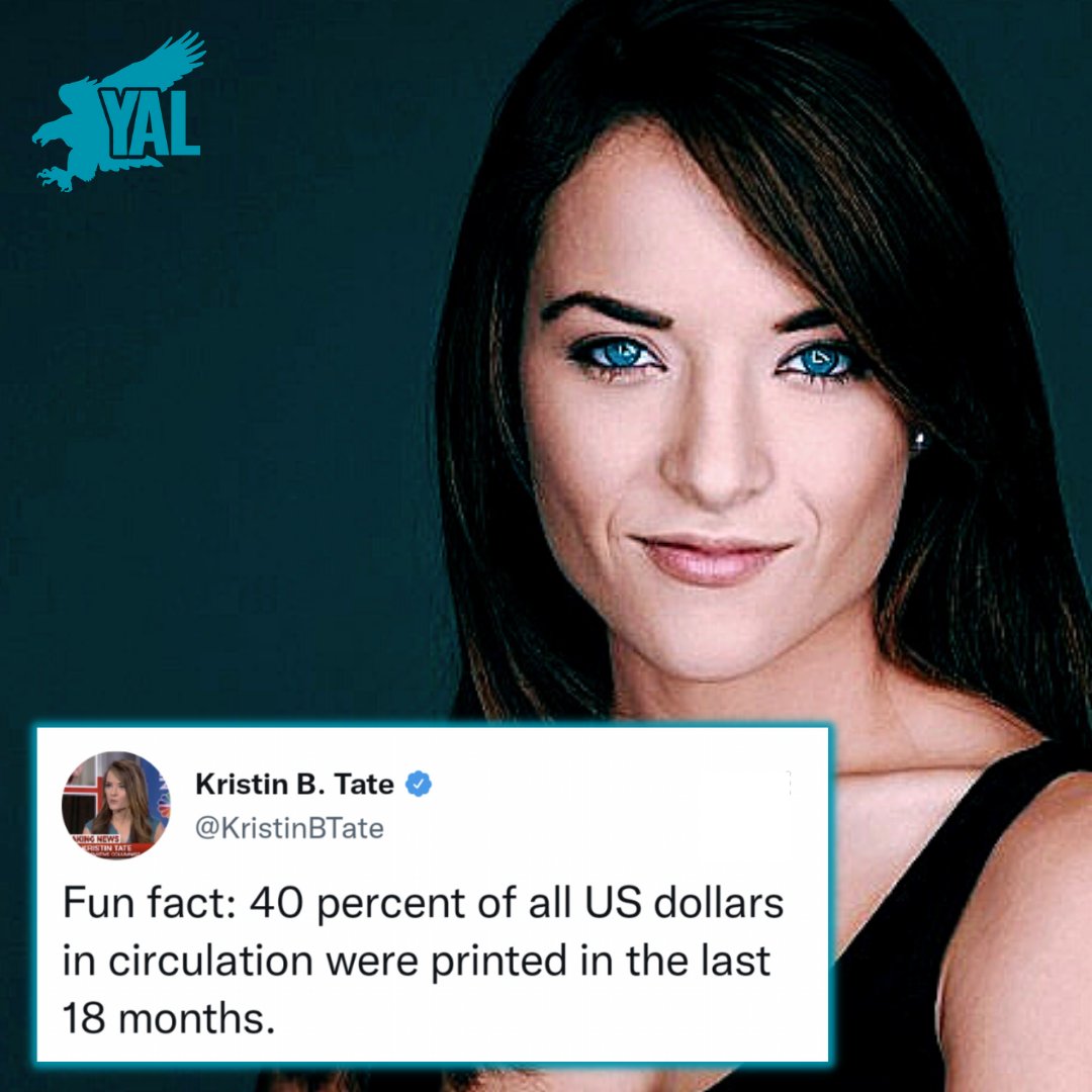 YALiberty's tweet photo. Soon our money will be worth next to nothing.  @KristinBTate https://t.co/NXzQDH7fwt