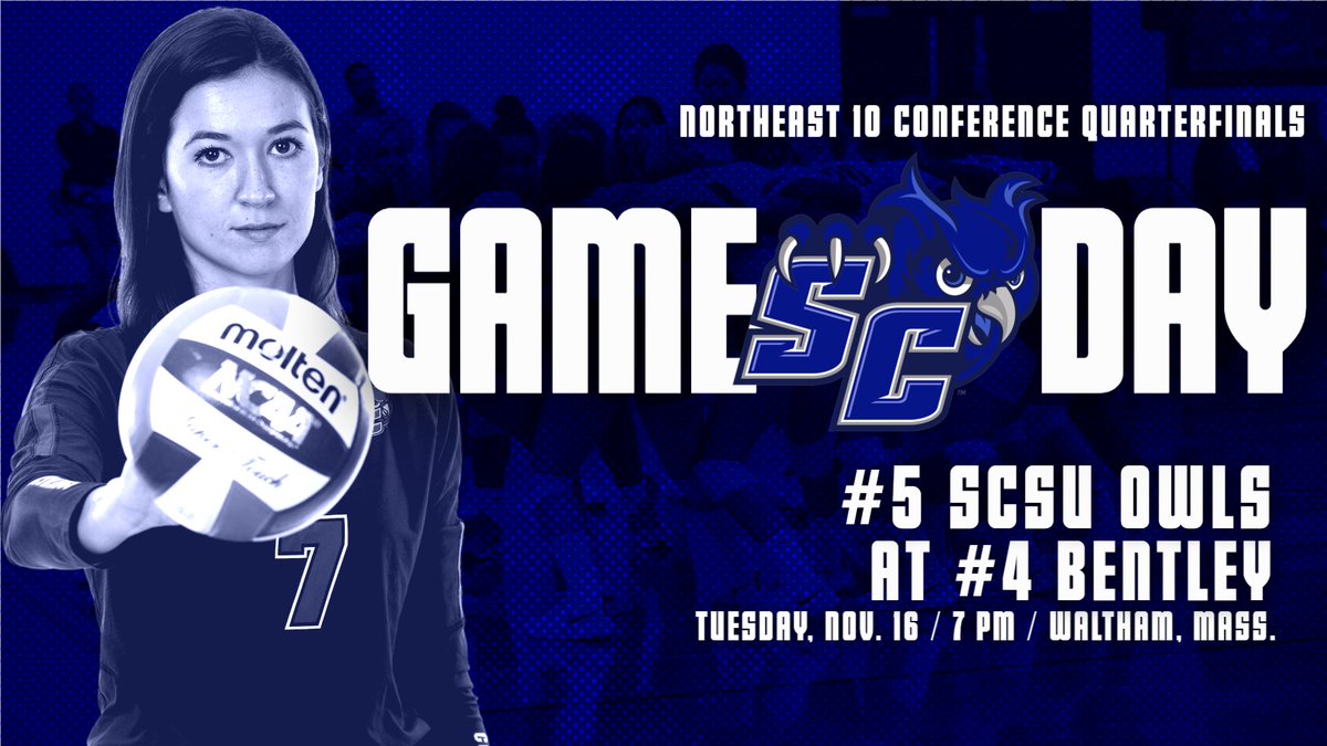 GAME DAY! The No. 5 Owls are on the road and will square off with No. 4 Bentley in the Northeast 10 Conference Quarterfinals. 

Follow the action from at home:
📈: bit.ly/30pMRcD
💻: bit.ly/2YQ4d1H

#WingsUp #WeAreSC