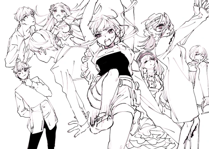 久しぶりにオリジナルでポーズ練してた～ 