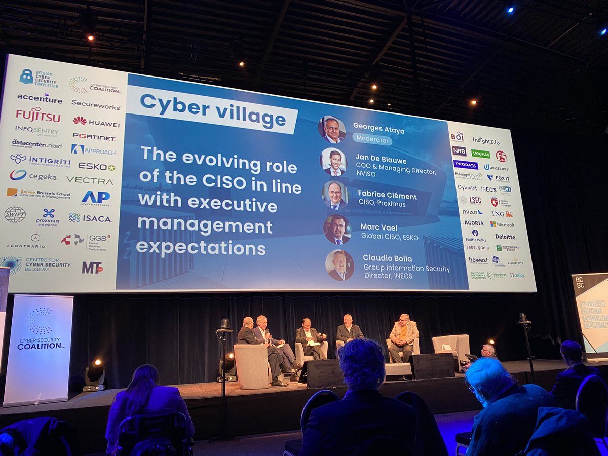LSEC.eu - Leaders In Security (@lsectweet) on Twitter photo Tx to <a href="/BreweryOfIdeas/">Brewery of Ideas</a> and <a href="/cybercoalition/">Cybersecurity Coalition</a> finally back to meeting live with cyberexperts in Belgium. Great to see many friends live, away from my screen. Experiences sharing by top CISOs on challenges, education, resources, boards and communication. Tomorrow back to webinars. Tx to <a href="/BreweryOfIdeas/">Brewery of Ideas</a> and <a href="/cybercoalition/">Cybersecurity Coalition</a> finally back to meeting live with cyberexperts in Belgium. Great to see many friends live, away from my screen. Experiences sharing by top CISOs on challenges, education, resources, boards and communication. Tomorrow back to webinars.