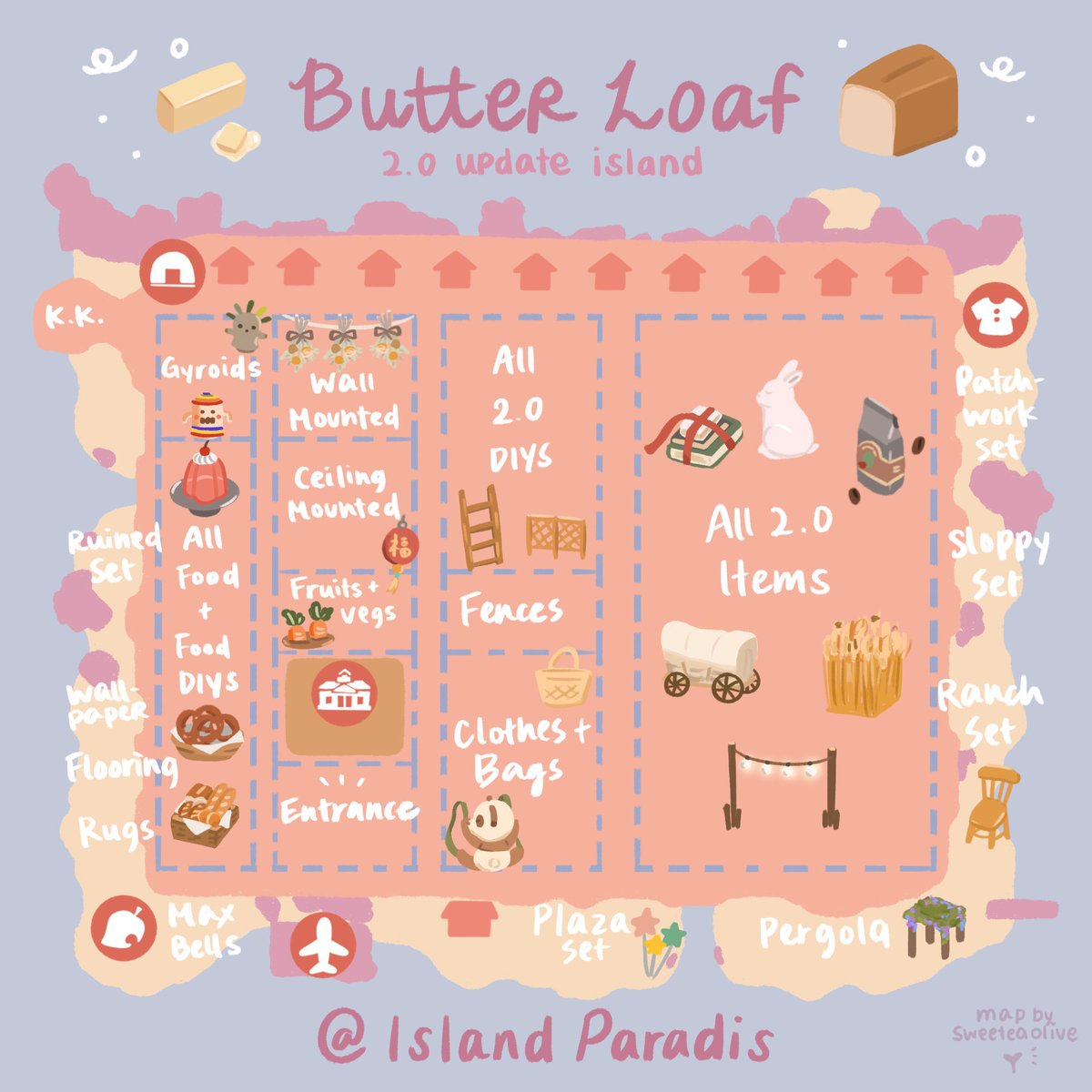 IslandParadis's tweet photo. 🧈2.0 Treasure Island GA🍞

Two will get a chance to visit Butter 🧈 Loaf TI for 30 minutes!

You Must :

🏝Rt &amp; Like
🏝Follow me 
🏝tag a friend 

Ends in 24 HR

#AnimalCrossingNewHorizons #ACNHGIVEAWAY #dodocode #AnimalCrossing  #AnimalCrossingNewHorizon #animalcrossinggiveaway https://t.co/8DJhNBimDq