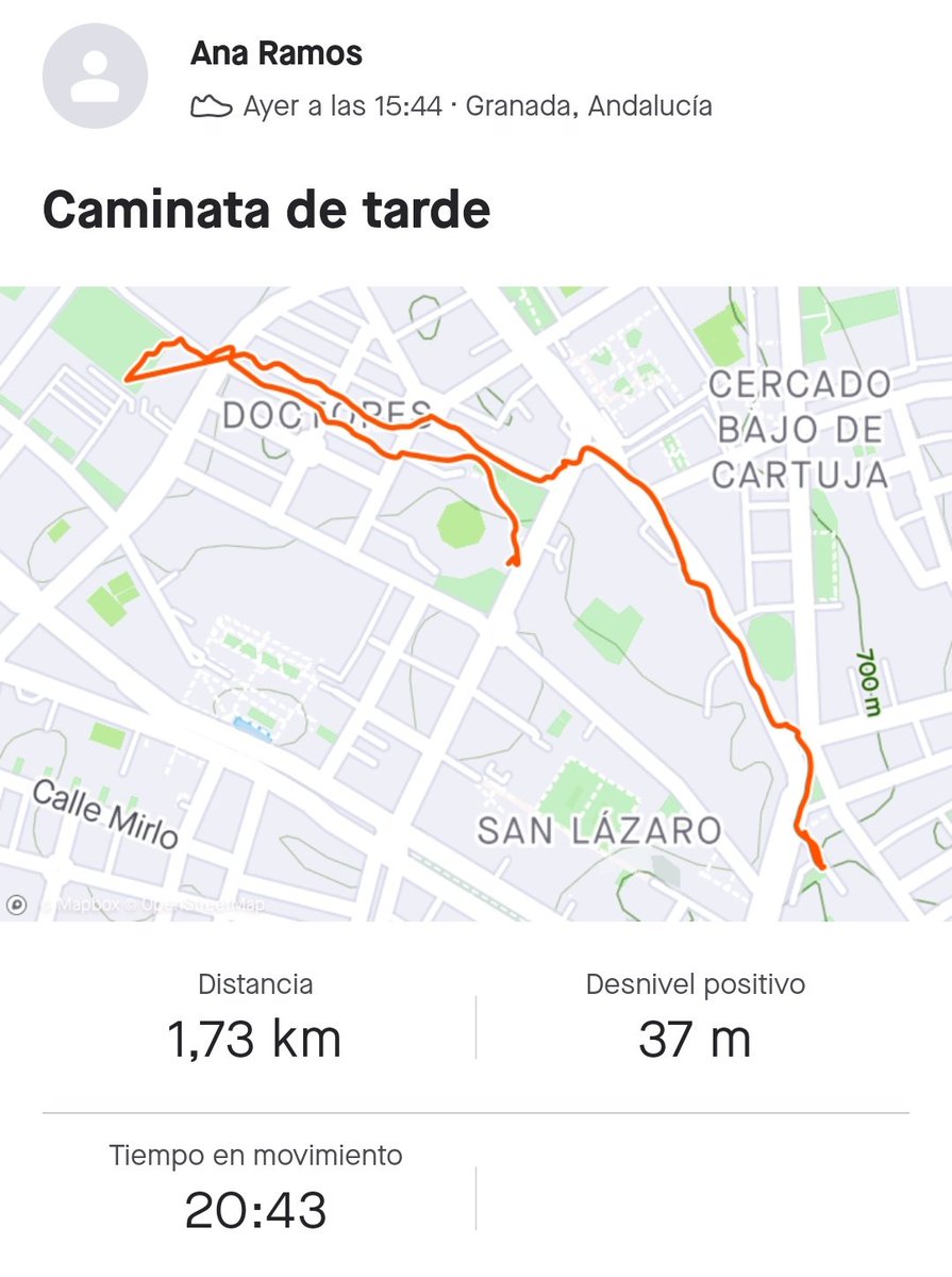 Arsnchzz's tweet photo. 1478,31 - 1,73= 1476,58 km 🏃‍♀️ #DidEFAReto6 https://t.co/NcF3TLrp2m