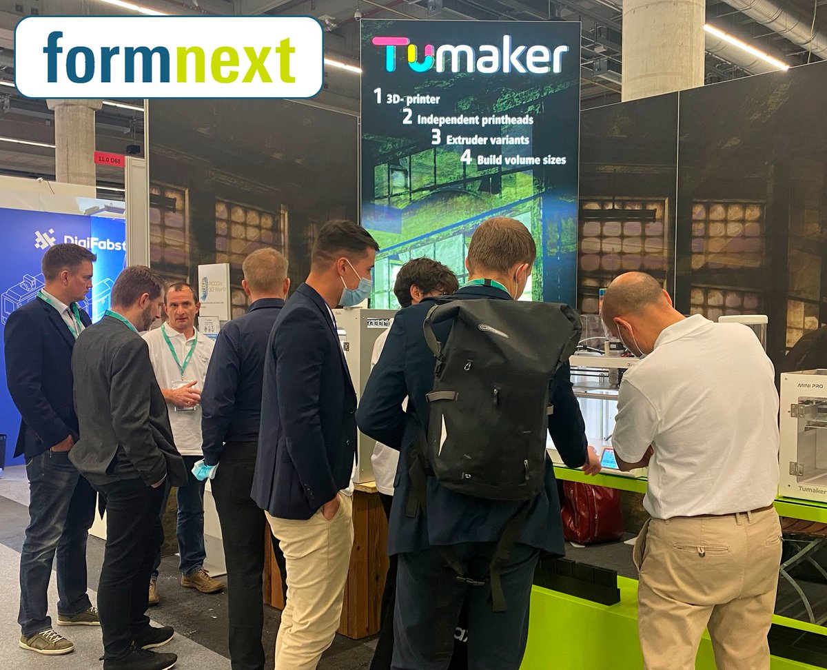 it3dgroup_en's tweet photo. Successful first day of @formnext_expo

Thank you all for coming.

See you tomorrow!

Discover @Tumakers technology on the web. Exclusive, customised products with applications in different sectors.

https://t.co/K7nD75t4MY 

#Formnext #additivemanufacturing #industry40 #3D https://t.co/L6sVIv3gST