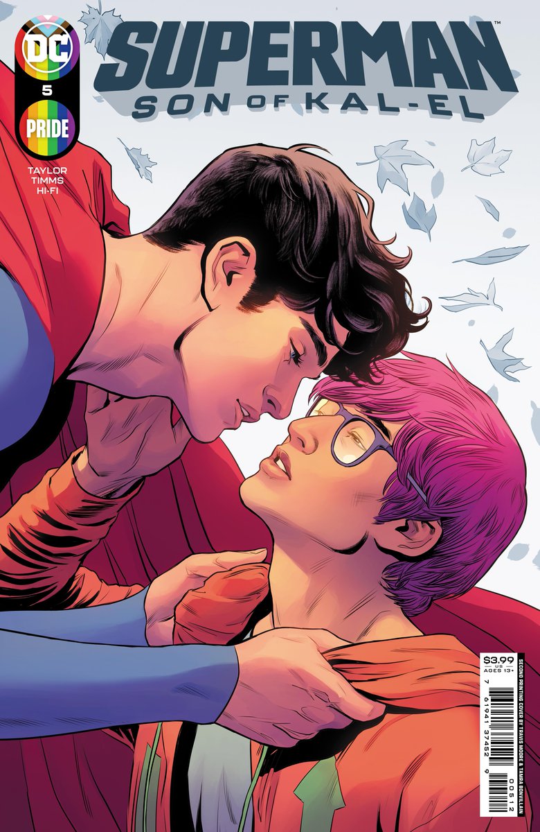 SUPERMAN: SON OF KAL-EL #5 will fly back to comic shops with a second printing! Learn more about the inspirational issue here: bit.ly/3out1oJ #DCPride