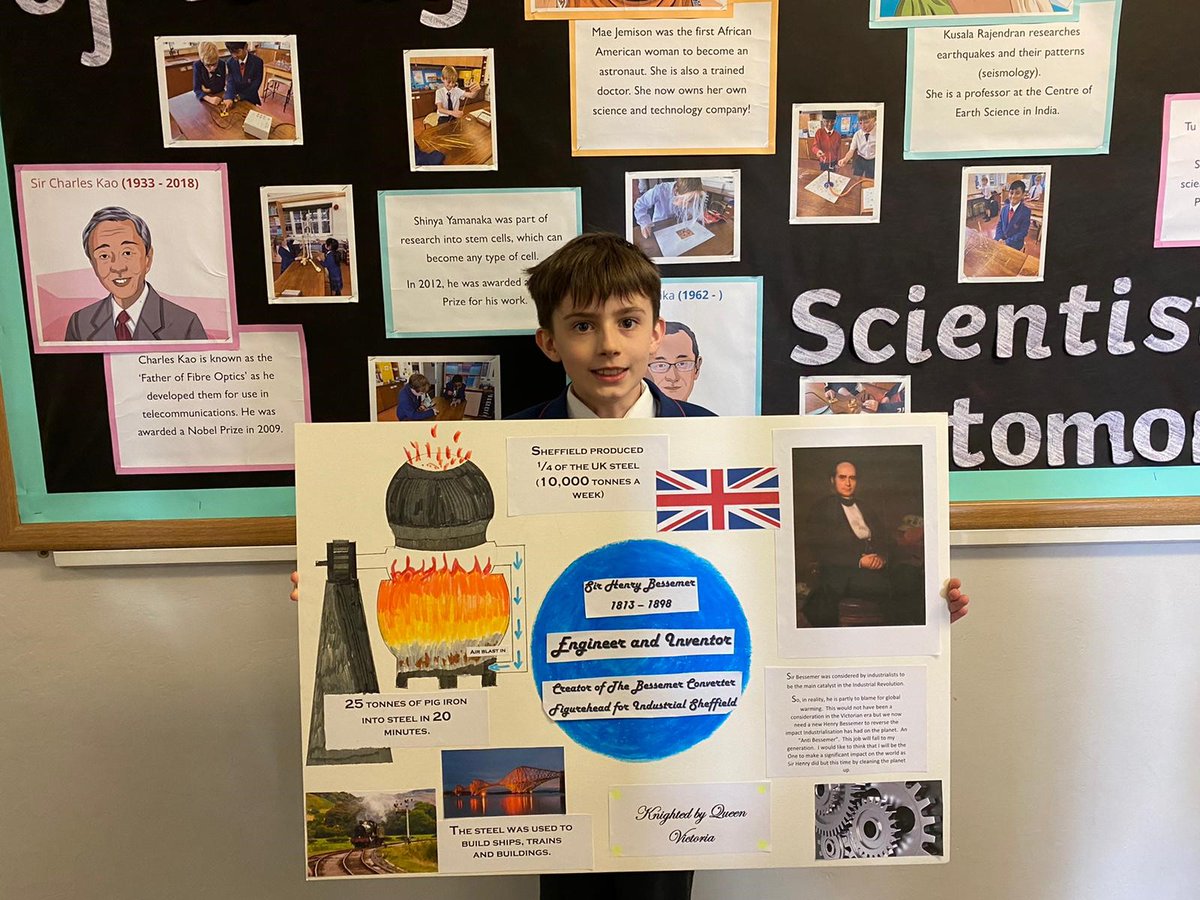 BirkdalePrep's tweet photo. P3 & P4 entered an incredible STEAM (#Science, #Technology, #Engineering, #Art and #Maths) competition. They designed a poster which celebrates STEAM in South Yorkshire. Guyโs entry was extremely impressive! Well done! #northstar2021 #shiningstarsofsteam @northstarSSE https://t.co/tkkdvZJjdn