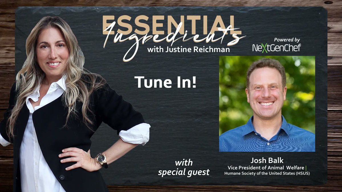_NextGenChef's tweet image. New episode! Eat Just’s @joshbalk has worked undercover in concentrated animal feeding operations, led efforts to enact animal welfare policies, and created start-up animal-friendly companies. 

justinereichman.com/podcast-episod…

#AnimalWelfare #CAFO #factoryfarming #livestock #animal