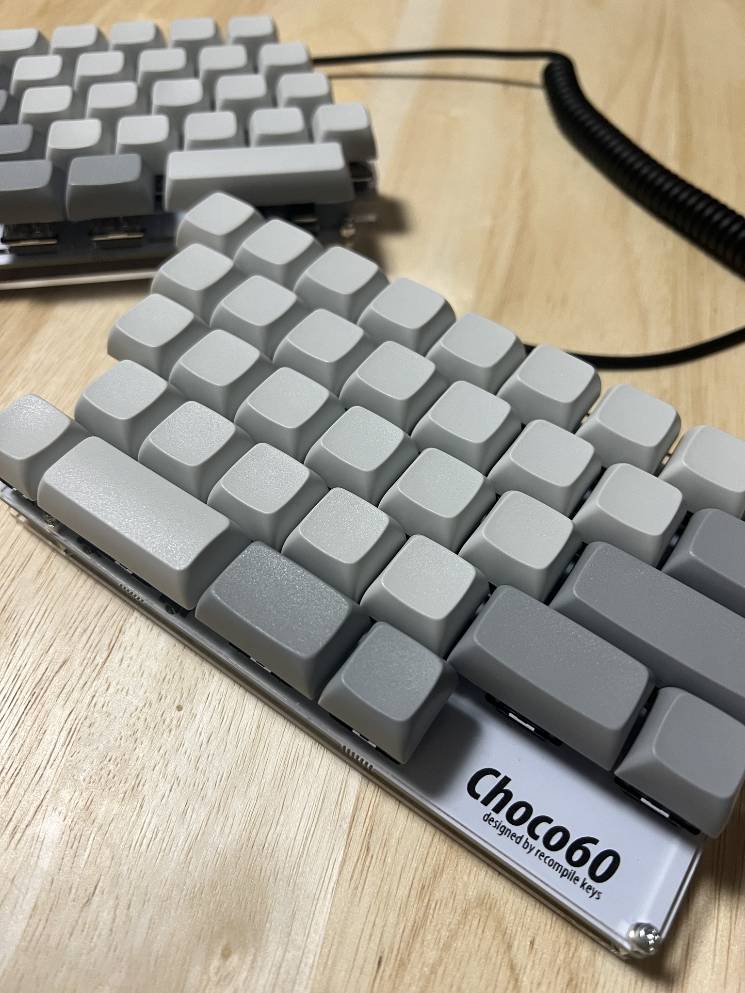 左右分割キーボード JISplit89 完成品