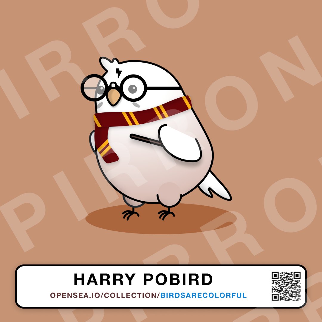 _pirron_'s tweet photo. A new bird named "Harry Pobird" is born! !!! 🎉 🐣 ⁠
⁠
catch him on Opensea:⁠
https://t.co/EkgOpEuAUj⁠
⁠
#nft #nftart #nftcollector #nftartist #nftcollectors #nftcollectibles #nfts #nftcommunity #nftartgallery #nftsearch #opensea #openseanft #art https://t.co/w24BWeOYJy