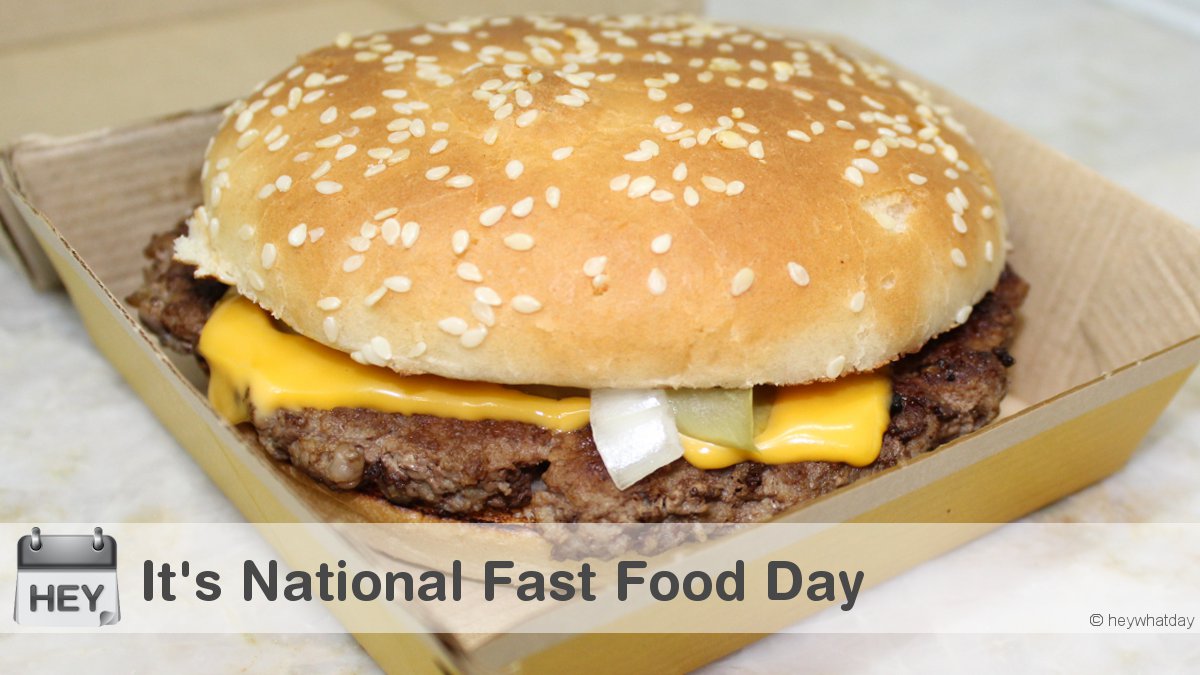 It's National Fast Food Day! 
#NationalFastFoodDay #FastFoodDay #FastFood