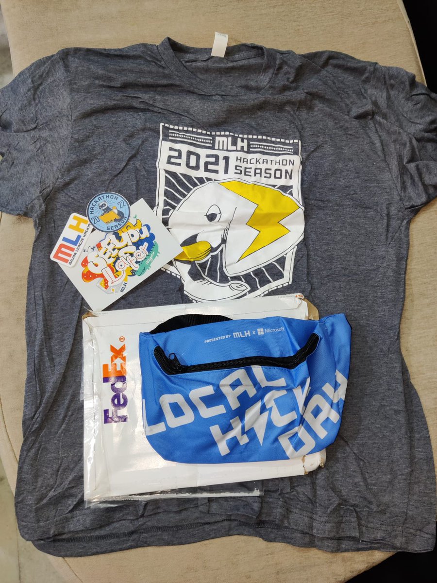 adityaa_sahoo's tweet image. It was my first but awesome experience at @MLHacks #localhackday . And huge shoutout to my team @rishita_nayak35 @MrunankPawar @Sheetal1sharma  for being there in many long meets, working together and making the things possible. 
Thank you @MLHacks for sending these.🤩🤩