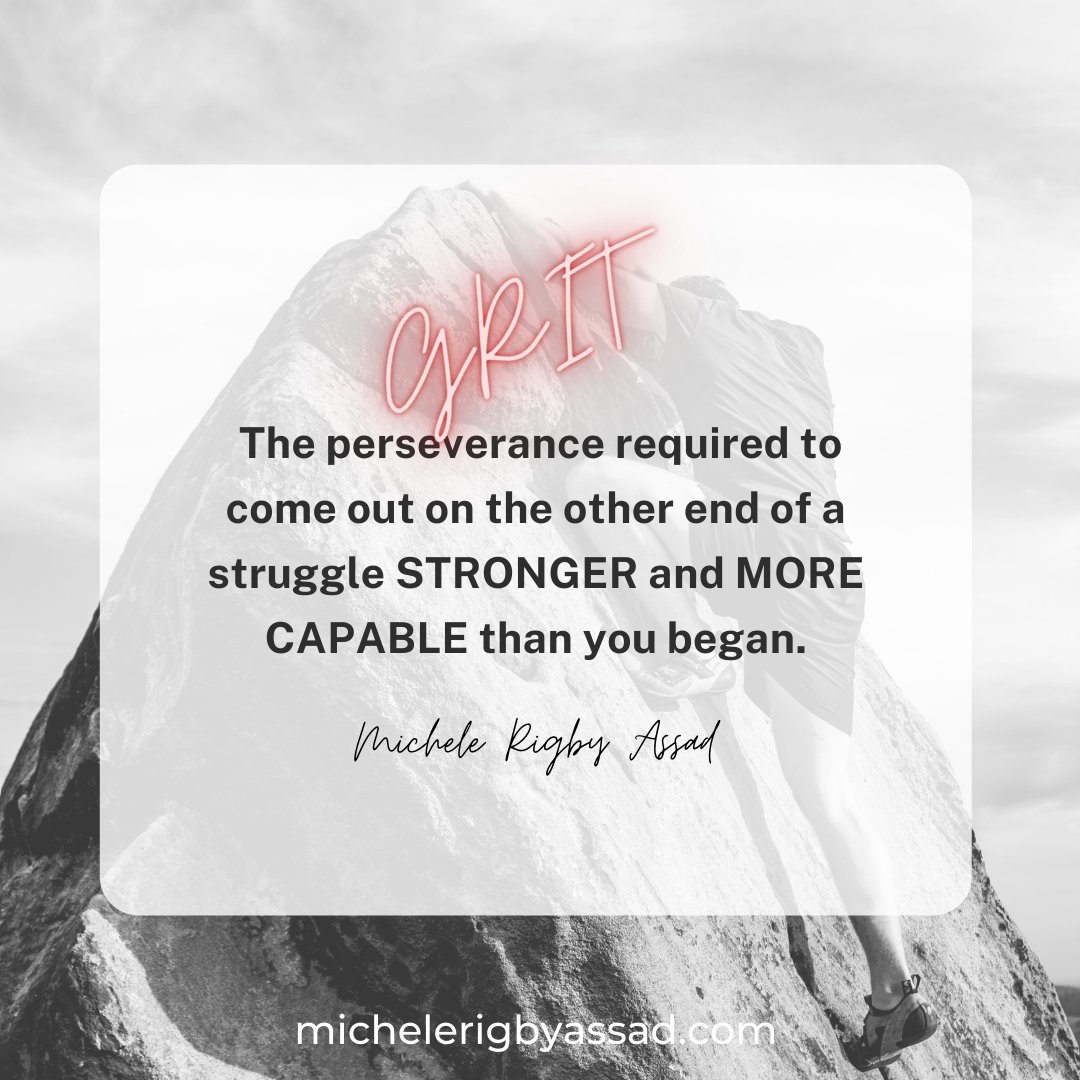 The struggle is where our #grit shows up. Trust your instincts, dig in, and believe! You are stronger and more capable than you think. #leadership #youarestrongerthanyouthink #yougotthis