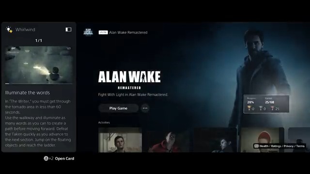 Alan Wake 2 on X: 🔦 Champions of light - Alan Wake Remastered will be  available for all PlayStation Plus members starting July 4th. #AlanWake   / X