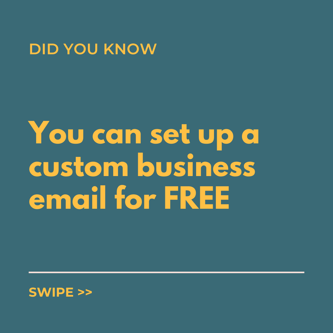 techityconsult's tweet image. A custom business email gives your business a professional look and lends credibility to your brand.

#TechTipTuesday #tiptuesday #customemail #businessemail #customdomaintips #techhelp #techconsulting