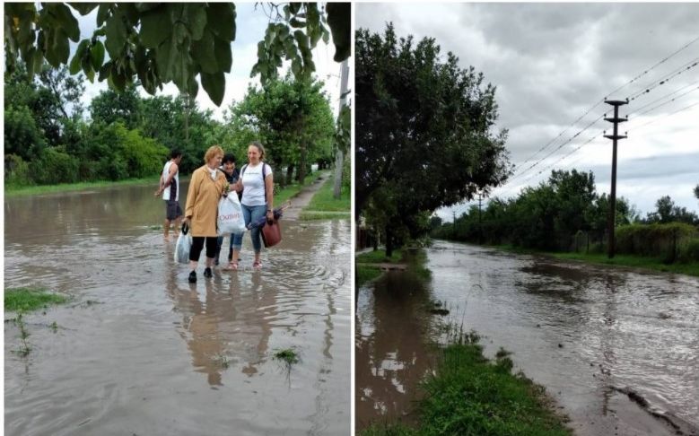 Muchos festejos, muchos festivales, pero llueve y la ciudad nuevamente inundada. 
Así hay que llegar a la escuela de B° Itatí, sin palabras. 
Intendente y Gobernador, HÁGANSE CARGO.