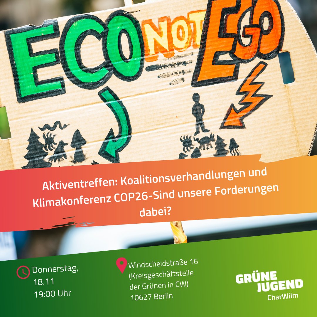gjcharwilm's tweet photo. Wir treffen uns Donnerstag (18.11) und besprechen die Koa-Verhandlungen und das Klimakonferenz! Komm gerne mit uns 💚🌻🦔 
(Es gilt 2G Regel+Test) https://t.co/seA1FEFWtl