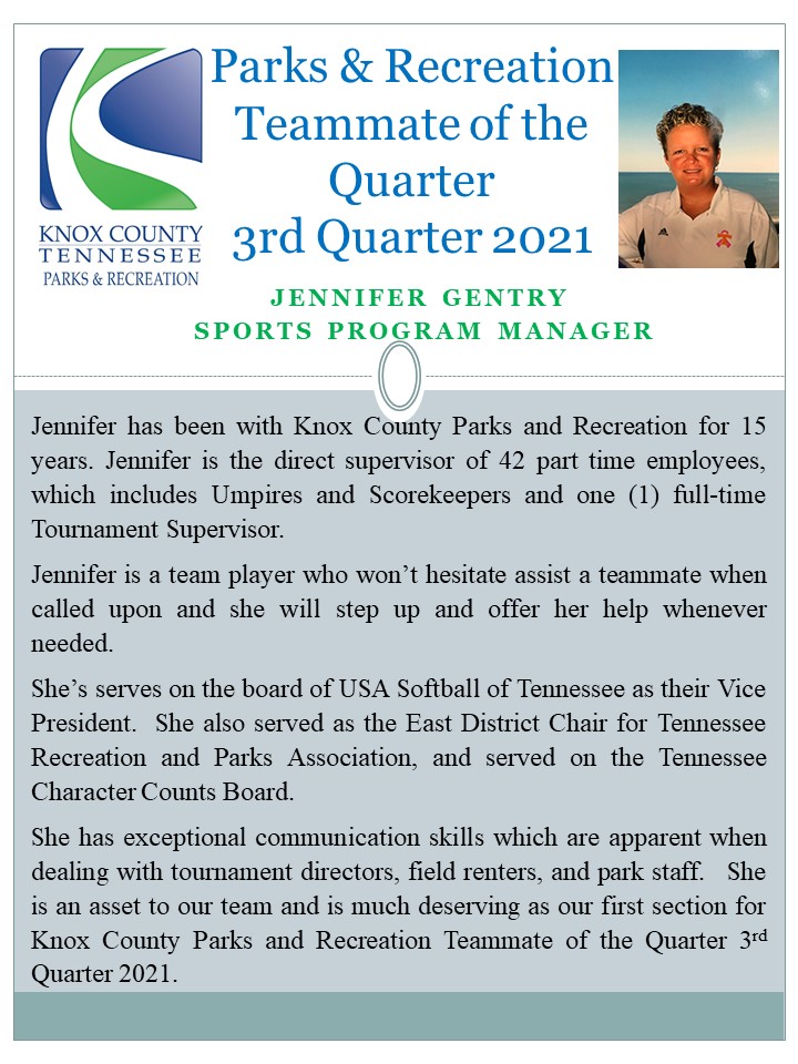 Knox County Parks & Rec tweet media