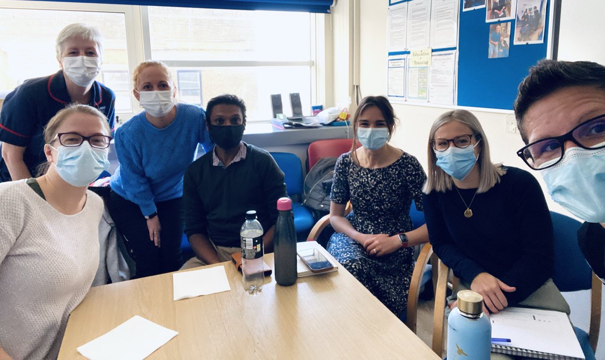 Sharing and learning our outreach experience with our Norfolk and Norwich University Hospital Outreach and ICU colleagues. <a href="/dr_shai/">Shai</a> @BSUHccot