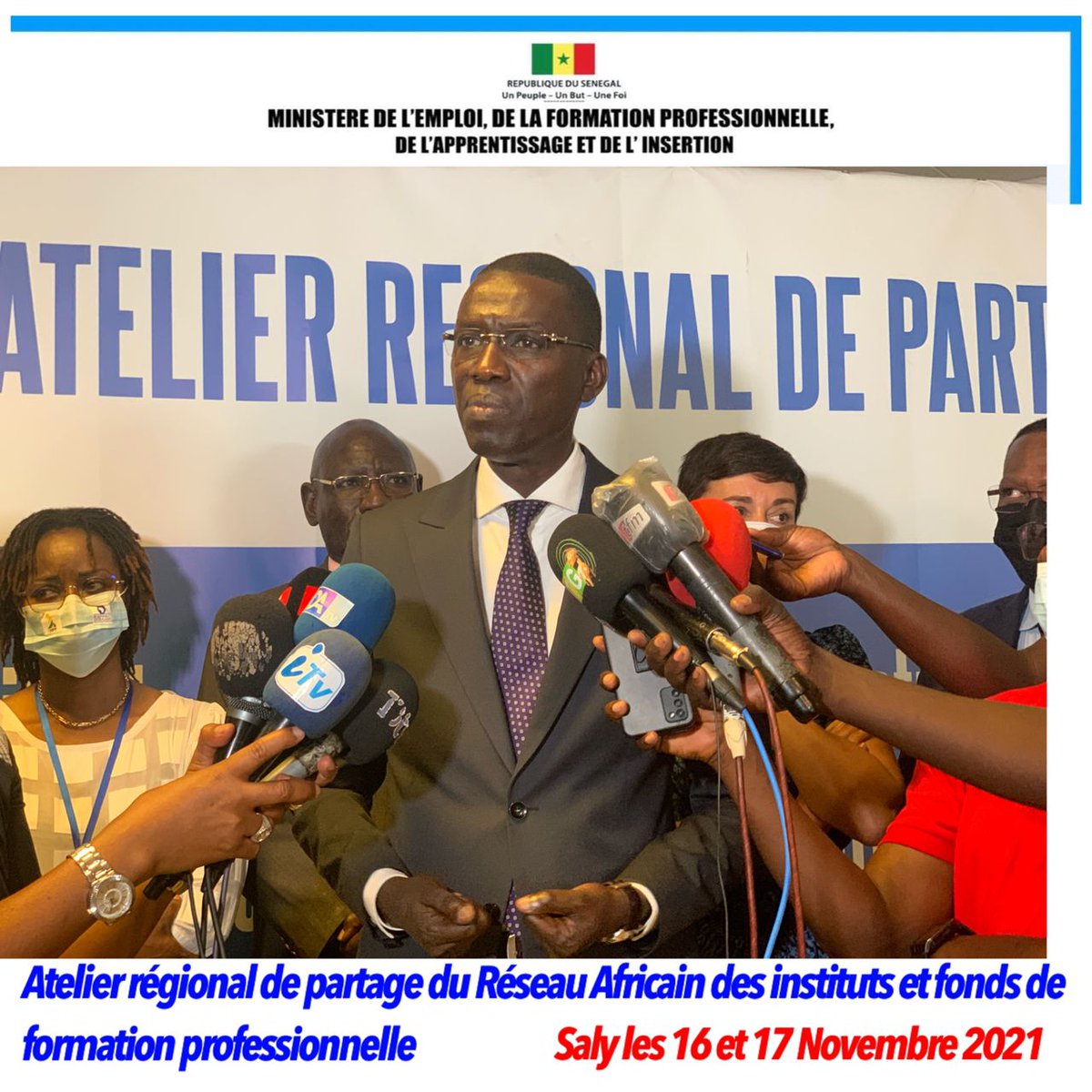 DameDIO31674044's tweet photo. #ATELIER_RÉGIONAL_DE_PARTAGE
Ce matin à Saly la cérémonie d’ouverture du #RAFPRO. Thème: « Les modes alternatifs de financement de la formation professionnelle en Afrique face aux défis du futur».
#LeTravailContinue
#Damediop #mefpai🇸🇳
https://t.co/VKTRLNxMSl https://t.co/9e0BLwN4IU