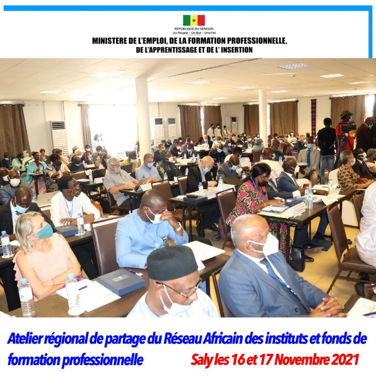 DameDIO31674044's tweet photo. #ATELIER_RÉGIONAL_DE_PARTAGE
Ce matin à Saly la cérémonie d’ouverture du #RAFPRO. Thème: « Les modes alternatifs de financement de la formation professionnelle en Afrique face aux défis du futur».
#LeTravailContinue
#Damediop #mefpai🇸🇳
https://t.co/VKTRLNxMSl https://t.co/9e0BLwN4IU