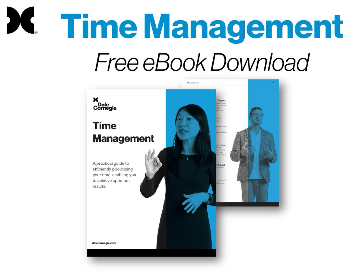 DCCSNJ's tweet image. Professionals of today are constantly juggling time with quality and cost and trying to do so in a rapidly changing environment.  

Click here to download now: dalecarnegie.com/en/resources/t… 

#TimeManagement #ManagingTime #LeadershipSkills #Leadership
