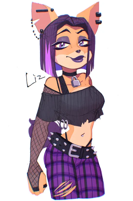 Liz #MNイラスト #CrashBandicootFanart 