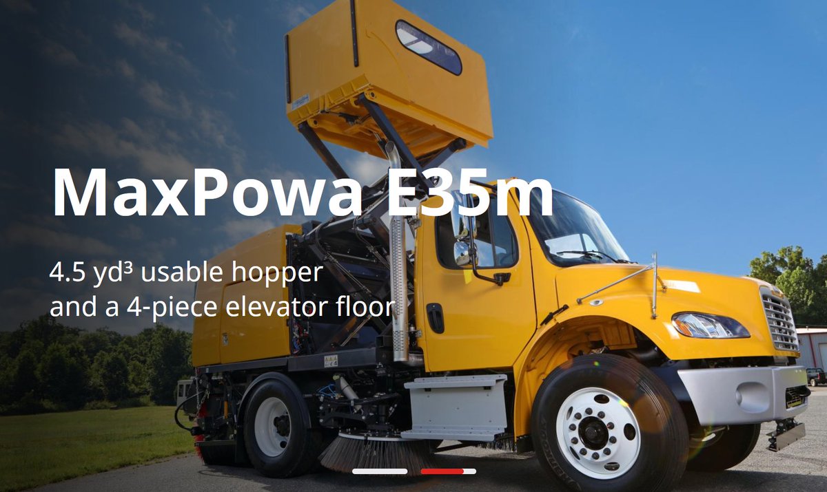Bucher_BMNA's tweet photo. MaxPowa E35m
The Bulldozer of Sweepers
✅Tight 18.6" turning radius with 136" wheelbase
✅Stainless steel hopper
➡️https://t.co/ThFzn9Zy92
#BucherMunicipal #DrivenByBetter #EndlessSweepingSolutions #FirstPassSweeping #construction #asphalt #chipseal https://t.co/q9EhAwofGB