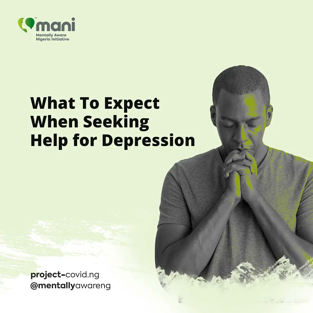 MentallyAwareNG's tweet image. Are you or anyone you know thinking of seeing a specialist for depression?
Here are some things you should expect on your visit.

#UnderstandingDepression #EverythingAboutDepression #DepressionFacts #mentallyawareng #mentalhealth