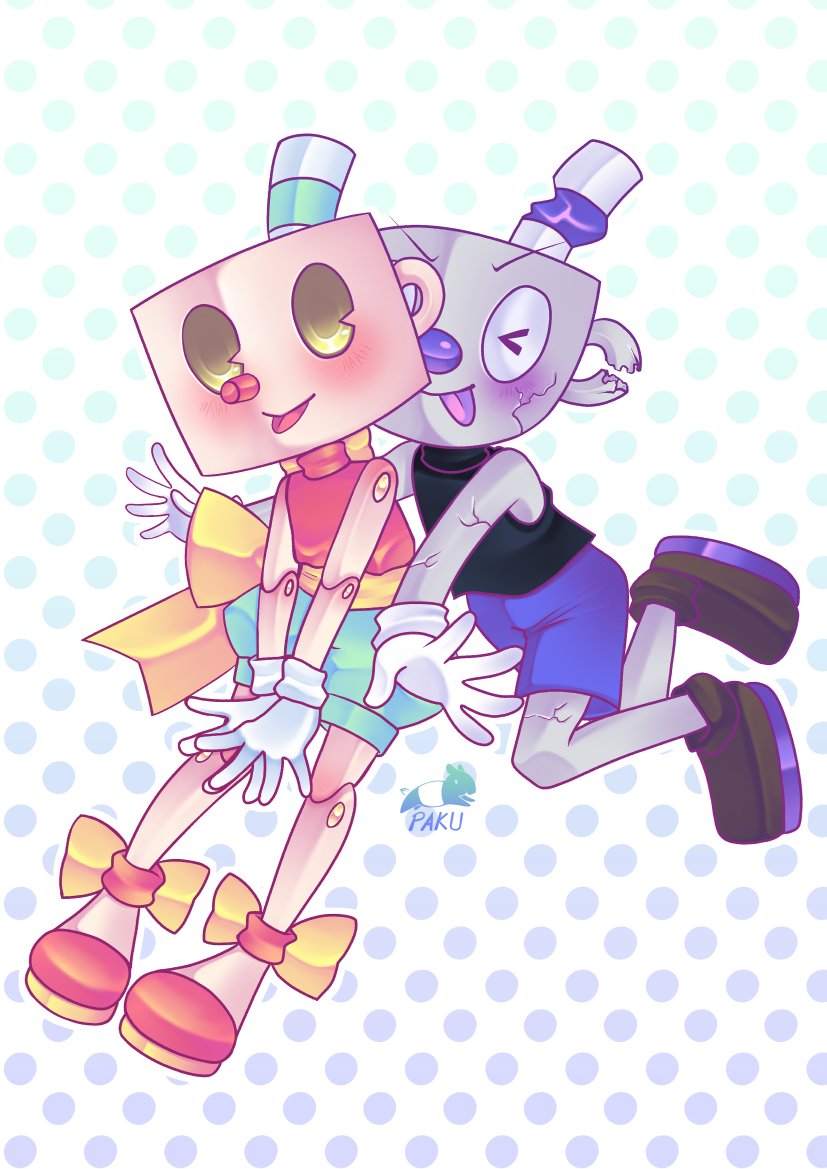 TapirPaku's tweet photo. Puphead x VileMugman
#カップヘッド #パップヘッド #カペット #マグマン #ヴァイル・マグマン #イラスト #デジタルアート #パップマグ #cuphead #puphead #cuppet #mugman #vilemugman #digitalart #CLIPSTUDIOPAINT #pupmug https://t.co/psB6TxGIXv