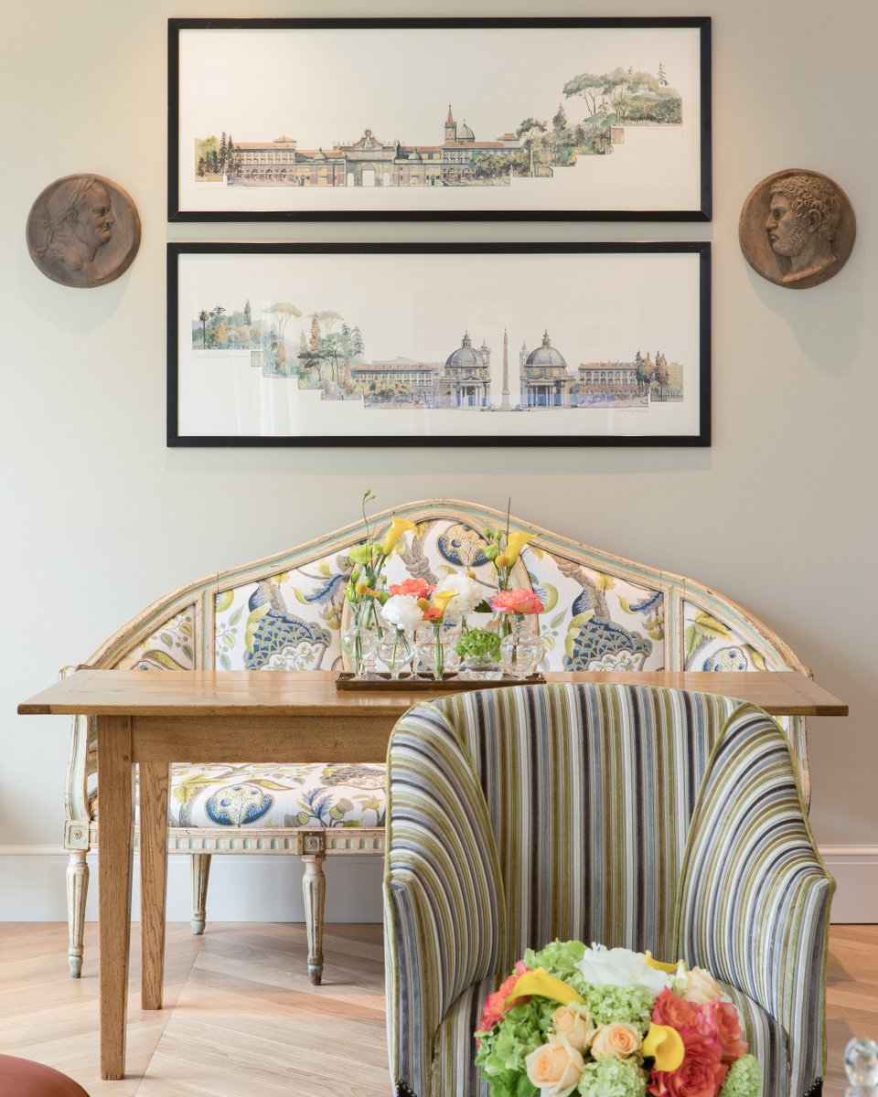 The airy and bright Valadier Suite is decorated in a cheerful yellow and green colour palette that complements the garden views just outside.

#RoccoForteHotels
#RoccoForte  
#Rome
#HotelDeRussie