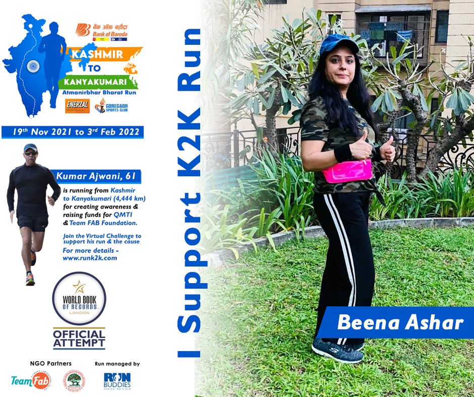 ajwani_kumar's tweet photo. Thank you Dear friends for supporting our #Kashmir2KanyalumariRun starting 19 th November 2021.

Requesting all to support the run and register for virtual run, or join us on the way for whatever distance.

Visit https://t.co/BMCZFOhSXC for more info @TeamFAB7 
@RunBuddies_Club https://t.co/k2fYBdlMBG