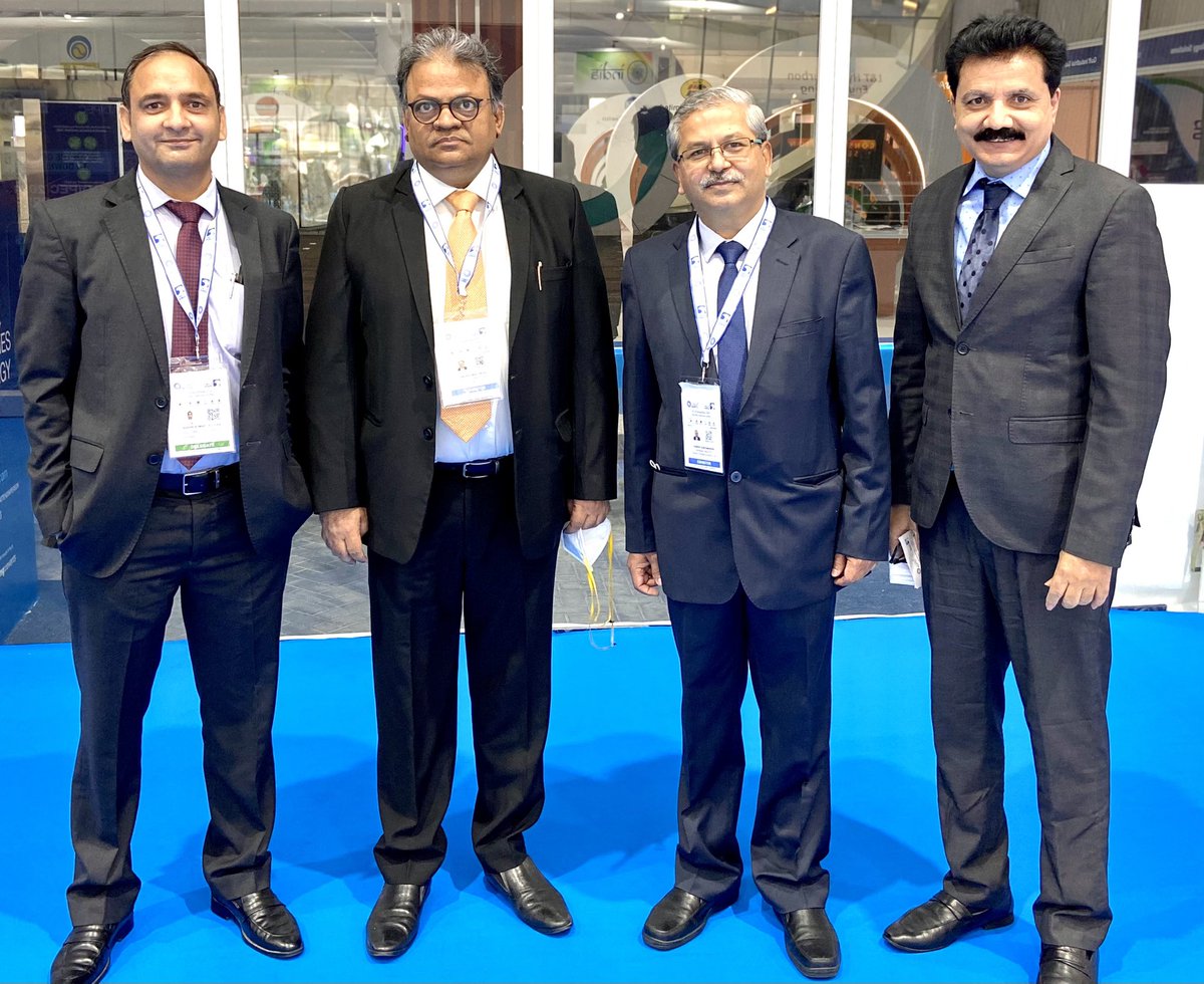 BPCLimited's tweet photo. Shri Arun Kumar Singh, C&MD, #BPCL and Shri S. Ramesh, MD #BPRL, our fully owned subsidiary engaged in exploration & production in India and 5 other countries, reviewed the progress of exploration & appraisal activities in our maiden overseas operatorship block in #AbuDhabi https://t.co/Yd87a6Wg4e