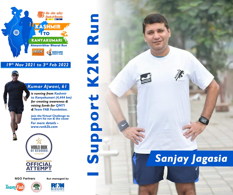 ajwani_kumar's tweet photo. Thank you Dear friends for supporting our #Kashmir2KanyalumariRun starting 19 th November 2021.

Requesting all to support the run and register for virtual run, or join us on the way for whatever distance.

Visit https://t.co/BMCZFOhSXC for more info @TeamFAB7 
@RunBuddies_Club https://t.co/k2fYBdlMBG